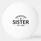 シスター・エストに昇格。2026 II 卓球ボール (正面)