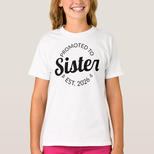 シスター・エストに昇格。2026I Tシャツ (正面)