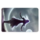 シスター・オブ・ザ・ムーンAIファンタジー・デジタル・アートプリント マグネット (横)