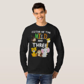 シスター・オブ・ザ・ワイルドと3つの動物園の誕生日・サファリ Tシャツ (正面フル)