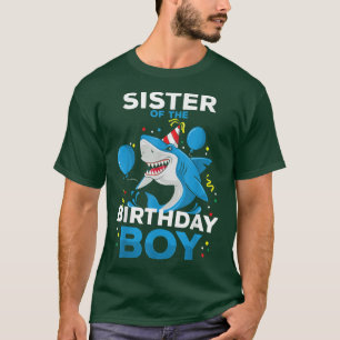 シスター・オブ・ザ・誕生日・ボーイ・シャーク海テーマ試合 Tシャツ