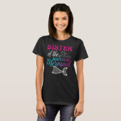 シスター・オブ・ザ・誕生日・マーメイド・誕生日・マザーズ Tシャツ (正面フル)