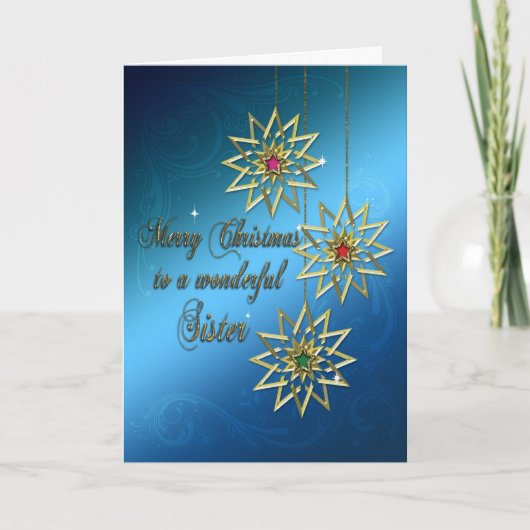 シスター、クリスマスカード シーズンカード (正面)
