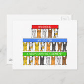 シスター・ハッピーリタイア猫たち ポストカード (正面/裏面)