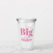 シスター・ピンク文字ガールズ澄ん アクリルタンブラー (裏面)