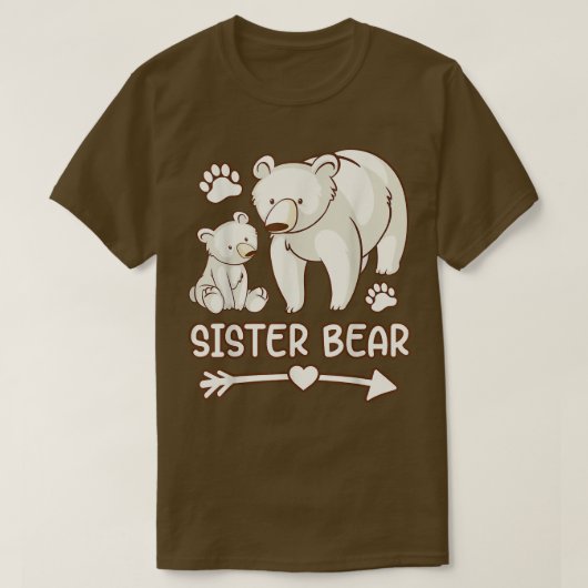 シスター・ベア・シャツ、シスター・ベアTシャツ(女性用) Tシャツ (デザイン正面)