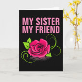 シスター ローズ ラブ ユー カード (黄色い花)