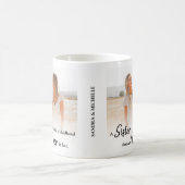 シスター |写真パーソナライズされたコーヒーマグ コーヒーマグカップ (中央)