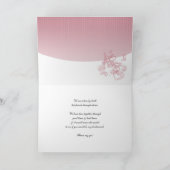 シスター – 私の花嫁のグリーティングカード –  招待状 (内部)