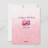 シスター、私はあなたを愛するバレンタイン シーズンカード (裏面)