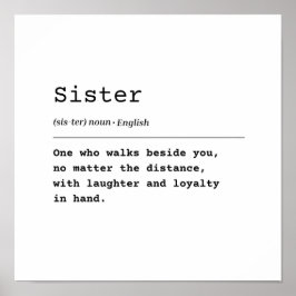 シスター – 笑い声とロイヤリティ ポスター