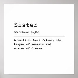 シスター – 組み込みの友最高の人 ポスター