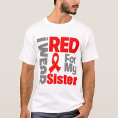 シスター – I衣服レッドリボン Tシャツ (正面)