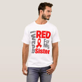 シスター – I衣服レッドリボン Tシャツ (正面フル)