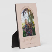 シスターBFFsエレガントアーチフレームフォトキープサケ フォトプラーク (側面)