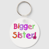 シスターTシャツとギフトのお姉さん キーホルダー (正面)