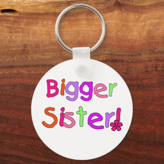 シスターTシャツとギフトのお姉さん キーホルダー (正面)