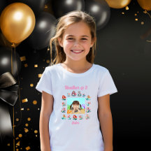 シスターTシャツ子供の誕生日メルメイズテーマ
