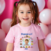 シスターTシャツ子供の誕生日恐竜テーマ Tシャツ