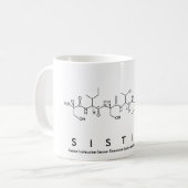 シスチンペプチド名mug コーヒーマグカップ (正面左)