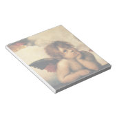 シスチンマドンナエンジェルズバイラファエルサンツィオ ノートパッド (アングル)