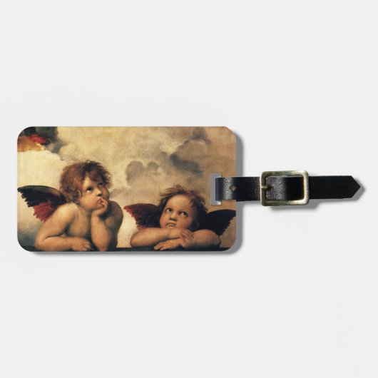 シスチンマドンナエンジェルズバイラファエルサンツィオ ラゲッジタグ (正面横)