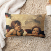 シスチンマドンナエンジェルズバイラファエルサンツィオ ランバークッション (ブランケット)