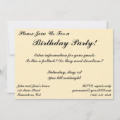 シスチンマドンナエンジェルズバイラファエルサンツィオ 招待状 (裏面)