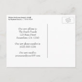 シスチンマドンナエンジェルズバイラファエルサンツィオ 案内ポストカード (裏面)