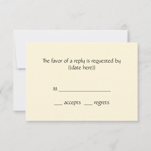 シスチンマドンナエンジェルズバイラファエル結婚ズ 出欠カード (裏面)