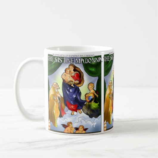 シスチンマドンナコーヒーマグ コーヒーマグカップ (左)