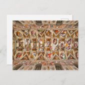 システィンチャペルシーバイミケランジェロ ポストカード (正面/裏面)