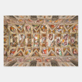 システィンチャペルシーバイミケランジェロ ラッピングペーパーシート (正面3)