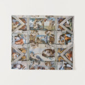 システィンチャペルシーリングミケランジェロ タペストリー (正面(横))