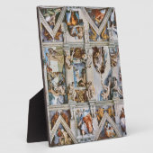 システィンチャペルシーリングミケランジェロ フォトプラーク (側面)