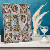 システィンチャペルシーリングミケランジェロ フォトプラーク (側面)