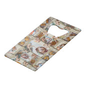 システィンチャペルミケランジェロ – バチカン，ローマ，イタリア クレジットカード栓抜き (裏面アングル)