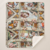 システィンチャペルミケランジェロ – バチカン，ローマ，イタリア シェルパブランケット (正面)