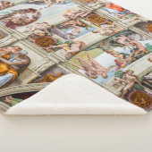 システィンチャペルミケランジェロ – バチカン，ローマ，イタリア シェルパブランケット (3/4)