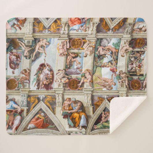 システィンチャペルミケランジェロ – バチカン，ローマ，イタリア シェルパブランケット (正面(横))