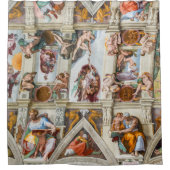 システィンチャペルミケランジェロ – バチカン，ローマ，イタリア シャワーカーテン (正面)