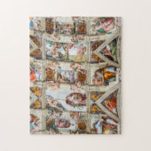 システィンチャペルミケランジェロ – バチカン，ローマ，イタリア ジグソーパズル (縦)