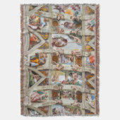 システィンチャペルミケランジェロ – バチカン，ローマ，イタリア スローブランケット (正面縦)