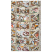 システィンチャペルミケランジェロ – バチカン，ローマ，イタリア テーブルクロス (正面)