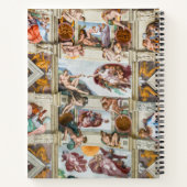 システィンチャペルミケランジェロ – バチカン，ローマ，イタリア ノートブック (裏面)