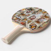 システィンチャペルミケランジェロ – バチカン，ローマ，イタリア 卓球ラケット (正面アングル)