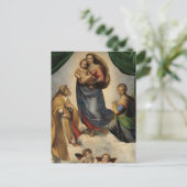 システィンマドンナバイラファエルポストカード ポストカード (スタンド正面)