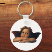 システィンマドンナ、エンジェルス詳細バイラファエルサンツィオ キーホルダー (裏面)