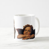 システィンマドンナ、エンジェルス詳細バイラファエルサンツィオ コーヒーマグカップ (正面右)