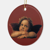 システィンマドンナ、エンジェルス詳細バイラファエルサンツィオ セラミックオーナメント (左)